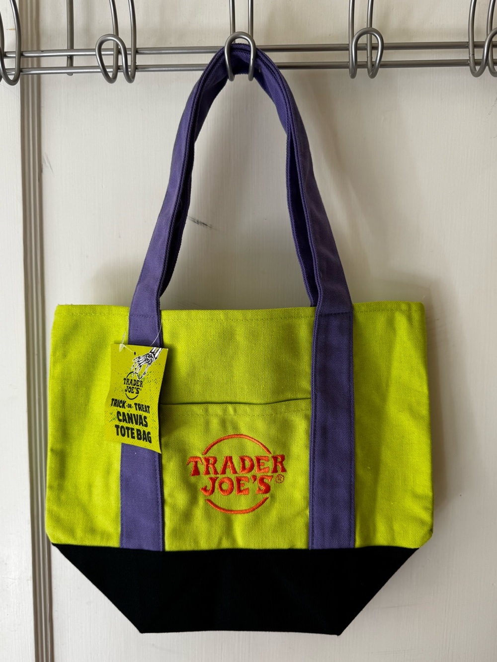 Trader Joe’s Halloween Mini Tote - Lime Green